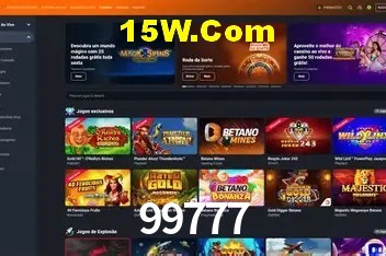 Slots com jackpots e giros grátis na 99777